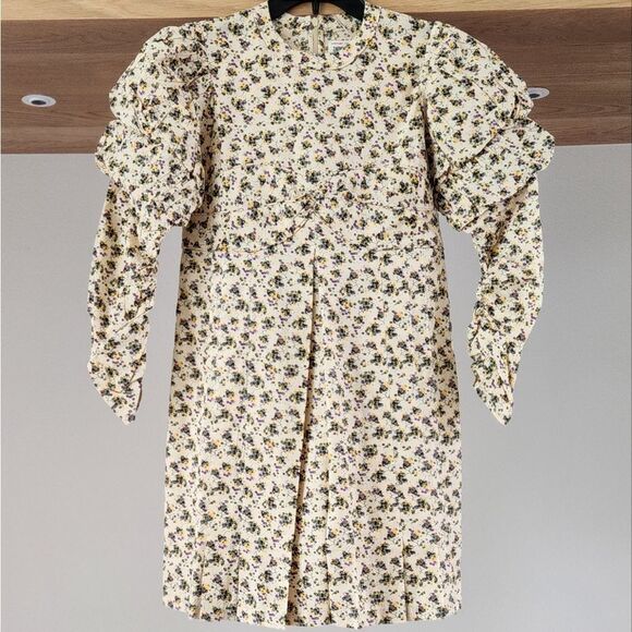 Floral Cream Dress - Picture 2 of 12